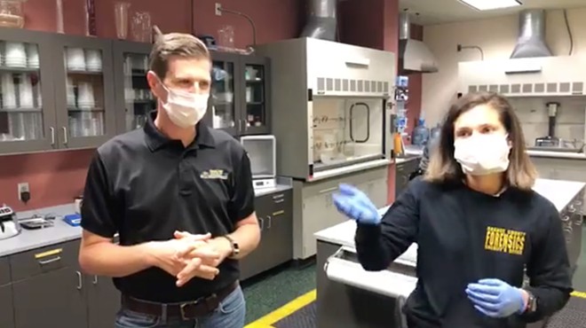 Orange County Sheriff's Office gave a live online video tour of their forensics unit