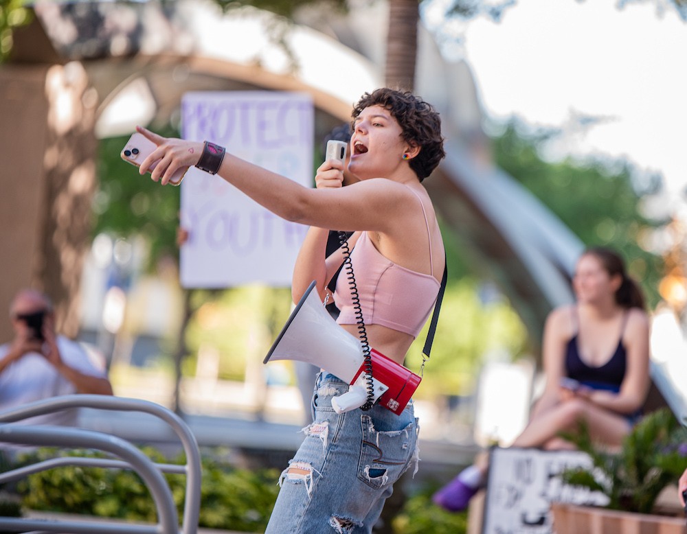 Fight for Trans Rights rally on Saturday, March 11, at City Hall in downtown Orlando