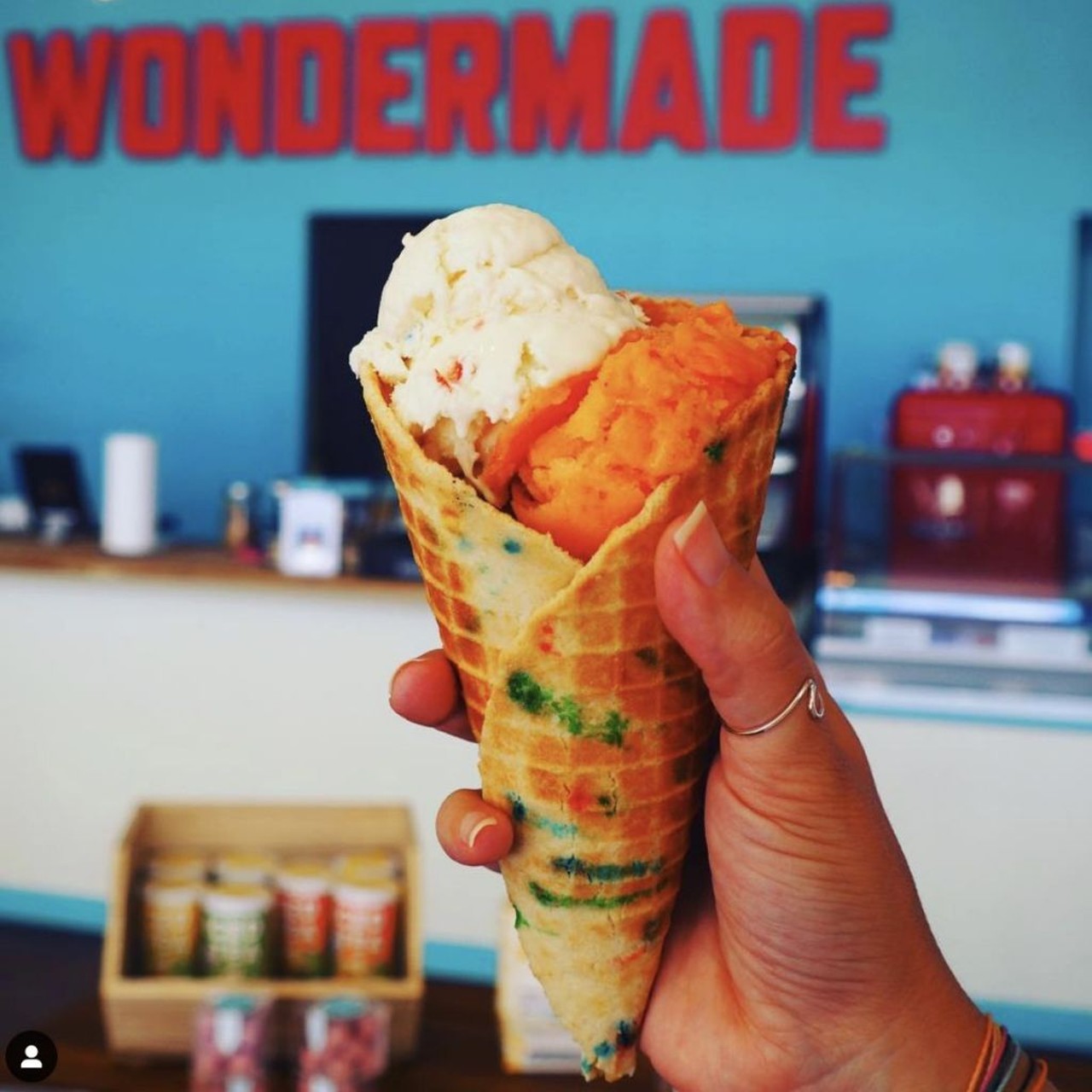 Wondermade Caf&eacute;
214 E. First St., Sanford, 407-205-9569
Wondermade Cafe sells unusual and handcrafted ice cream flavors as well as delicious marshmallows with literally everything. If you want to go to a fun and yummy place, this is for you. Let the sugar rush begin.
Photo via sibilaman/ Instagram