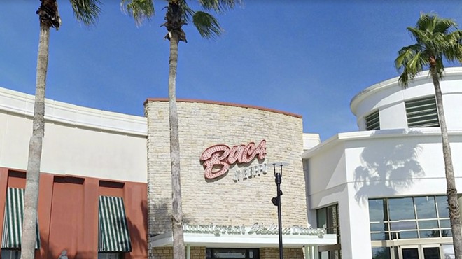 Buca di Beppo's Orlando location at 8001 S. Orange Blossom Trail remains open.