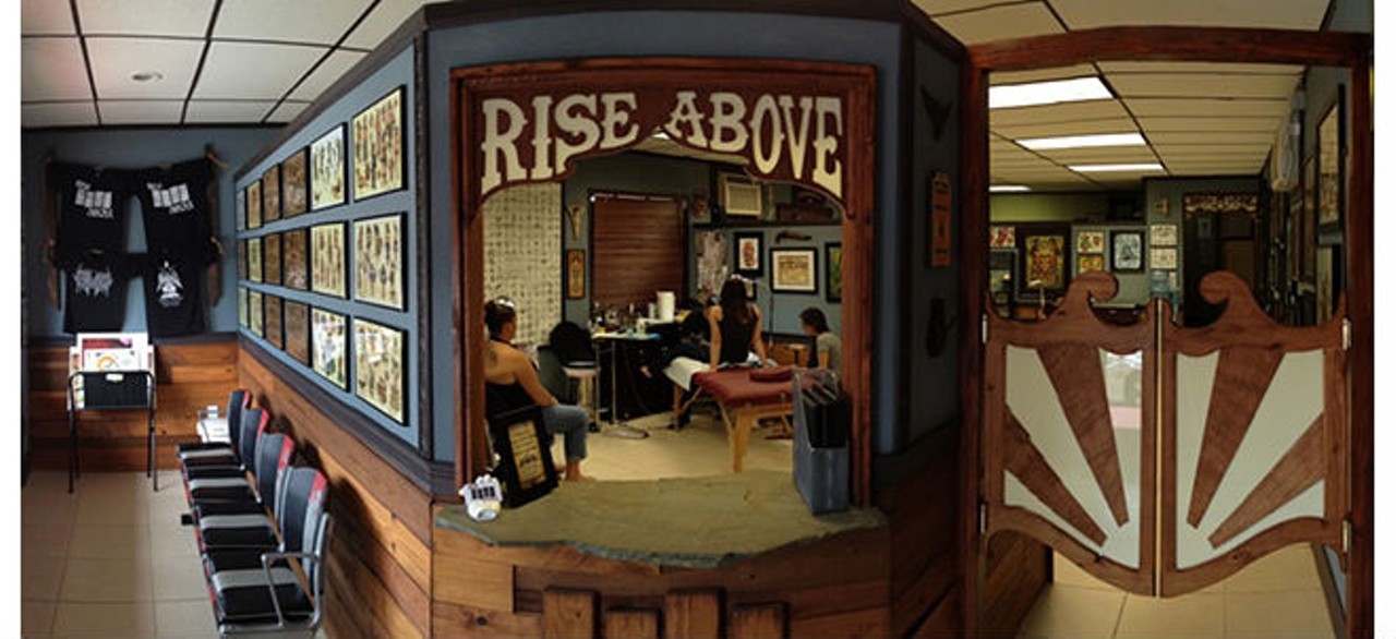 Rise Above Tattoo for getting inked.via