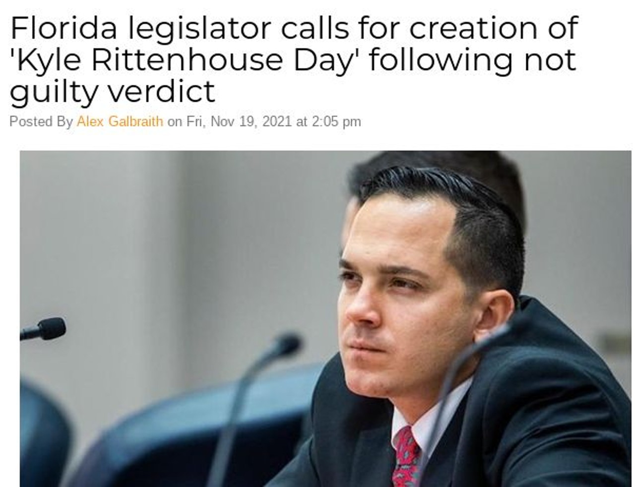 Florida legislator calls for creation of 'Kyle Rittenhouse Day' following not guilty verdict
