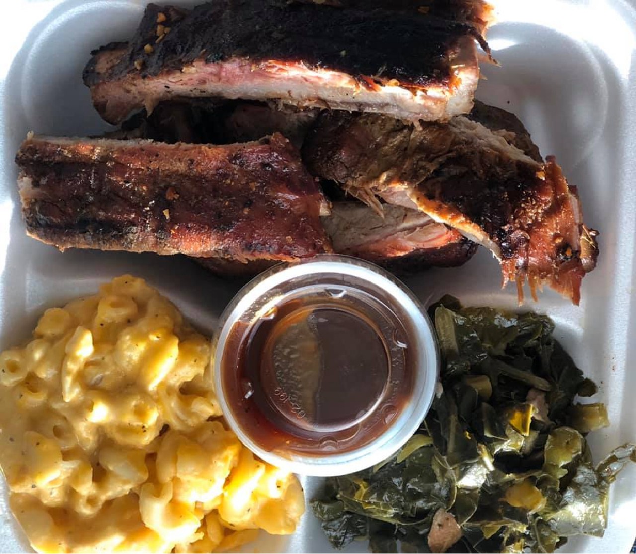 Nessas Food Co BBQ Restaurant  
14 West McKey St, Ocoee, 321-370-8172
&#148;Nessas has some really righteous ribs! Fall off the bones doesn't cover it. Let's say I'm surprised my serving even held onto the bone well enough to get from the grill to my to-go container. The ribs have some crusty blackened season rub outer skin that is sheer delight to slooooow the hell down and enjoy the mastication's needed to extract all that Nessa BBQ goodness out of it.&#148; - Mark C.
Photo via Nessas Food Co BBQ Restaurant/Facebook