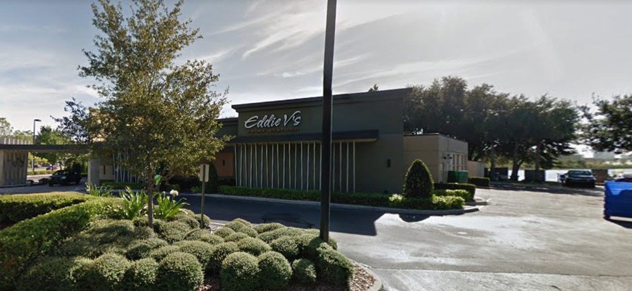 Eddie V&#146;s Prime Seafood 
(407) 355-3011, 7488 West Sand Lake Rd
This Darden-owned steak and seafood restaurant failed to impress our own critic upon opening, but Orlandoans (and deep-pocketed tourists) seem to like it fine.
