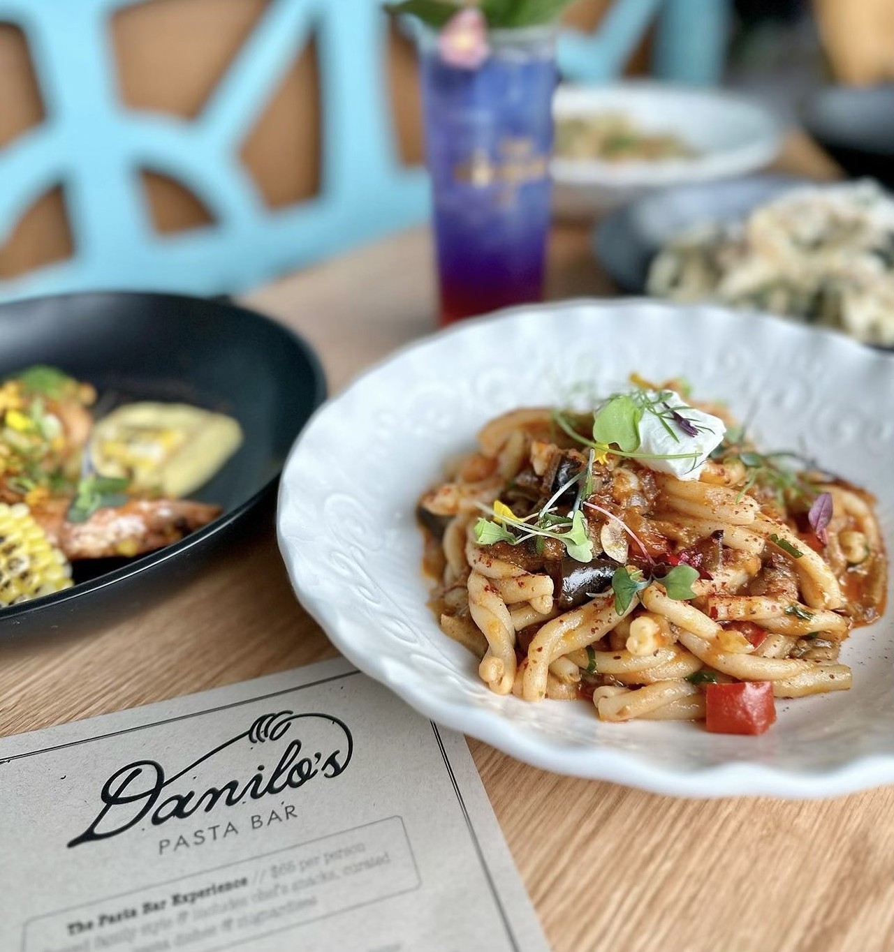 Danilo’s Pasta & Noodle bar
3201 Corrine Drive, Orlando
Expect a range of classic hand-made pasta dishes at Danilo’s Pasta & Noodle bar. The noodle creations are influenced by both classic Italian cuisine and the vibrant street food culture of Asia.