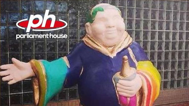 Parliament House is asking for the return of their monk statue before the opening of their new location.