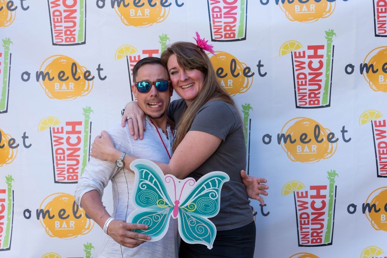 Photos from the Omelet Bar photo booth at United We Brunch 2019