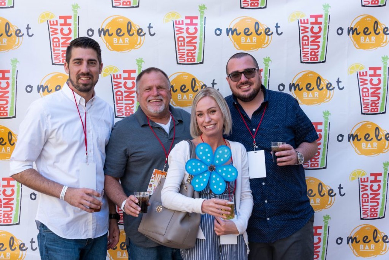 Photos from the Omelet Bar photo booth at United We Brunch 2019