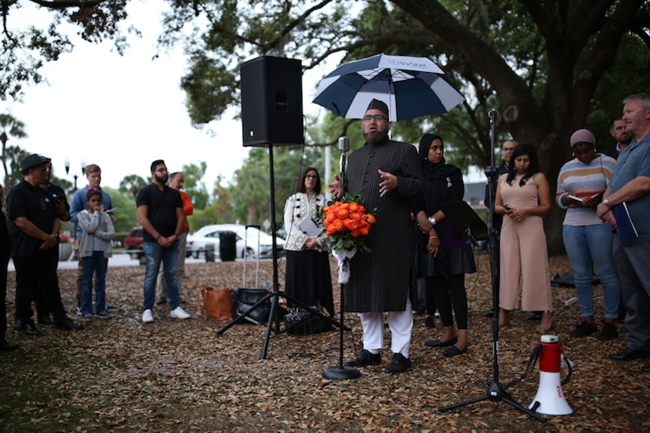 Photos from the Orlando vigil honoring the 50 victims killed in New Zealand mosque shootings