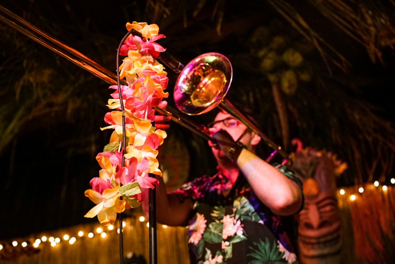 Photos from The Sh-Booms, the WildTones and the Uke-A-Ladies at Will's Pub's Tiki Party