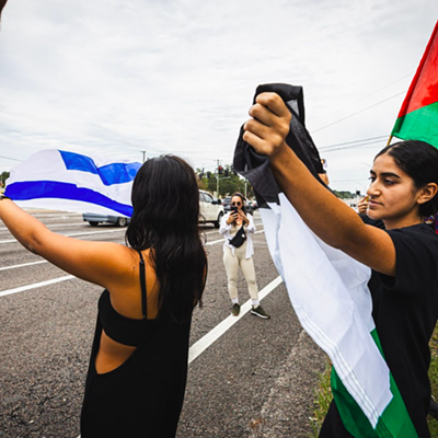 PHOTOS: Palestine and Israel supporters clash in Tampa over the weekend