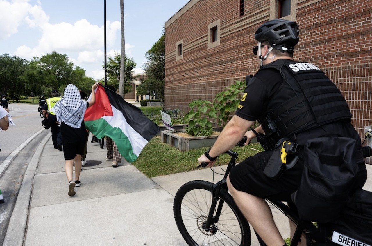 Photos: UCF students, organizers rally in protest of Israel's occupation of Gaza