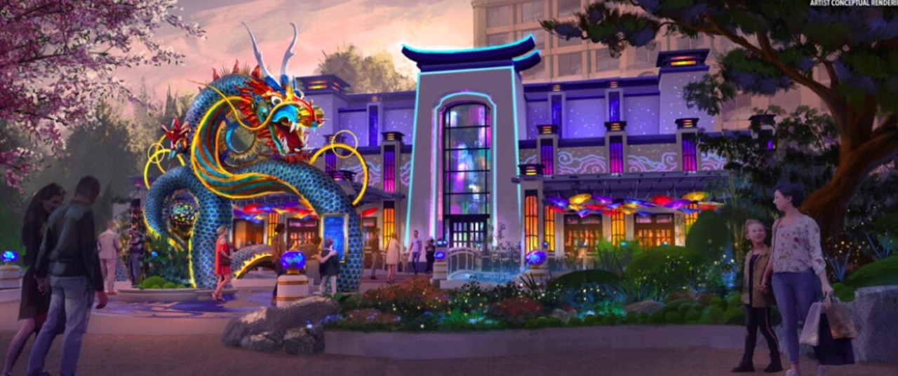 Universal Epic Universe – Celestial Park -–The Blue Dragon Pan-Asian Restaurant