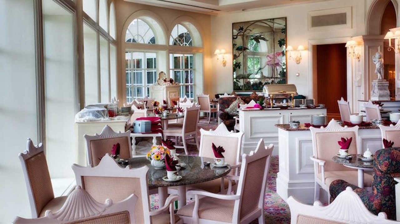 Garden View Tea Room  
4401 Floridian Way, 407-939-3463
If you&#146;re in Disney World, make a stop at the Grand Floridian hotel for some classy afternoon tea, the Disney way. Guests will be offered Twinings tea and an assortment of macaroons, scones with clotted cream and dainty sandwiches. 
