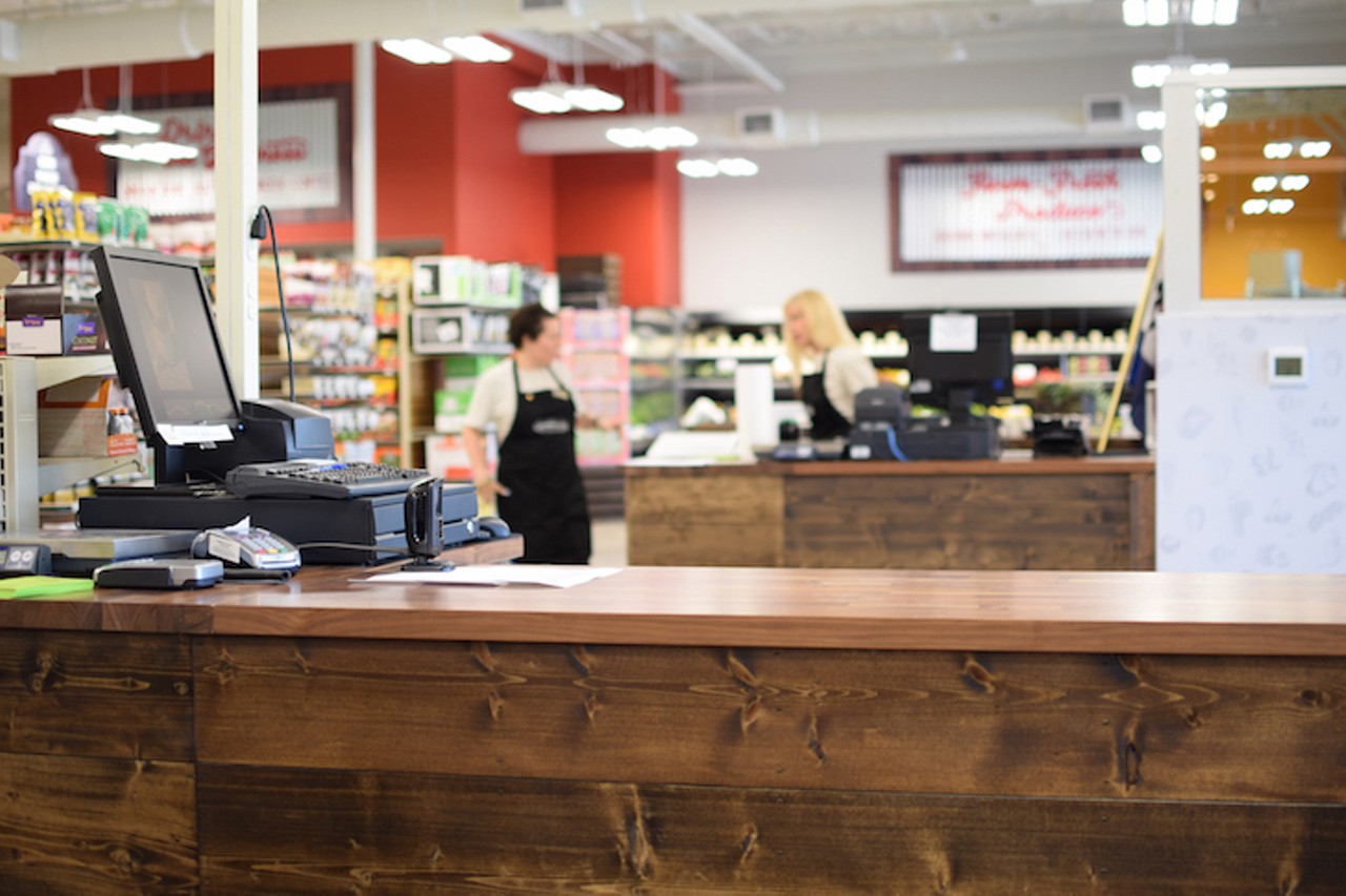 Chamberlin&#146;s has been around for decades, but their brand got a total refresh with the new flagship store, complete with gorgeous wood cash registers, new logo and fresh color scheme.