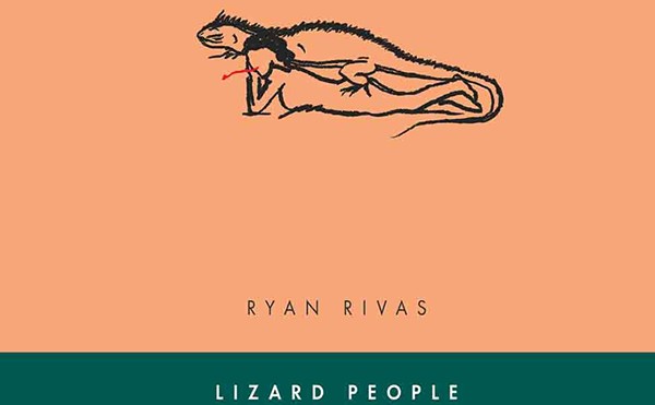 Ryan Rivas reads at the release party for new newest book 'Lizard People'