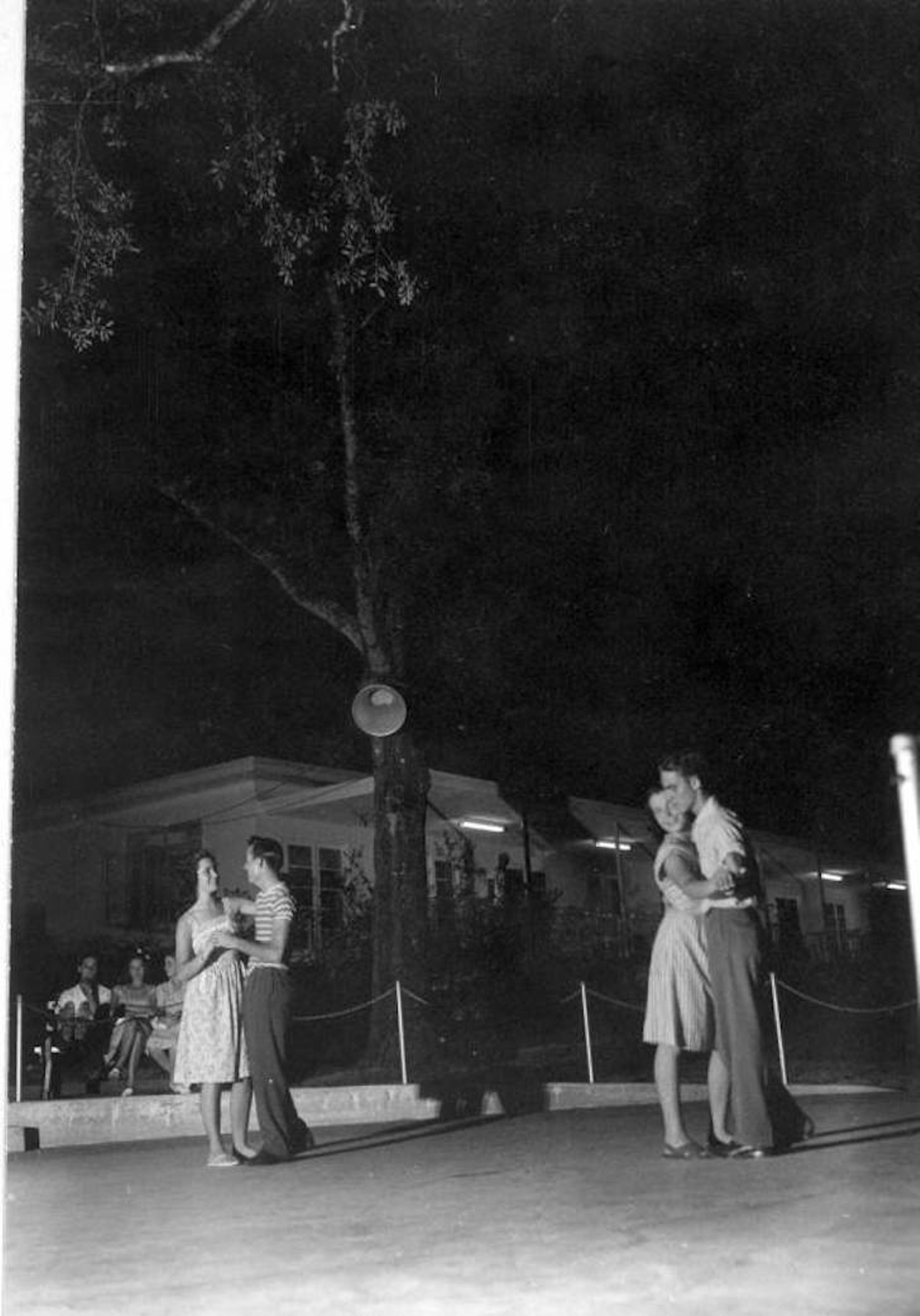 Dancers enjoy the night - Sanlando Springs, 1946.