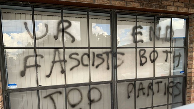 Seminole Dems headquarters also hit with 'fascist' graffiti