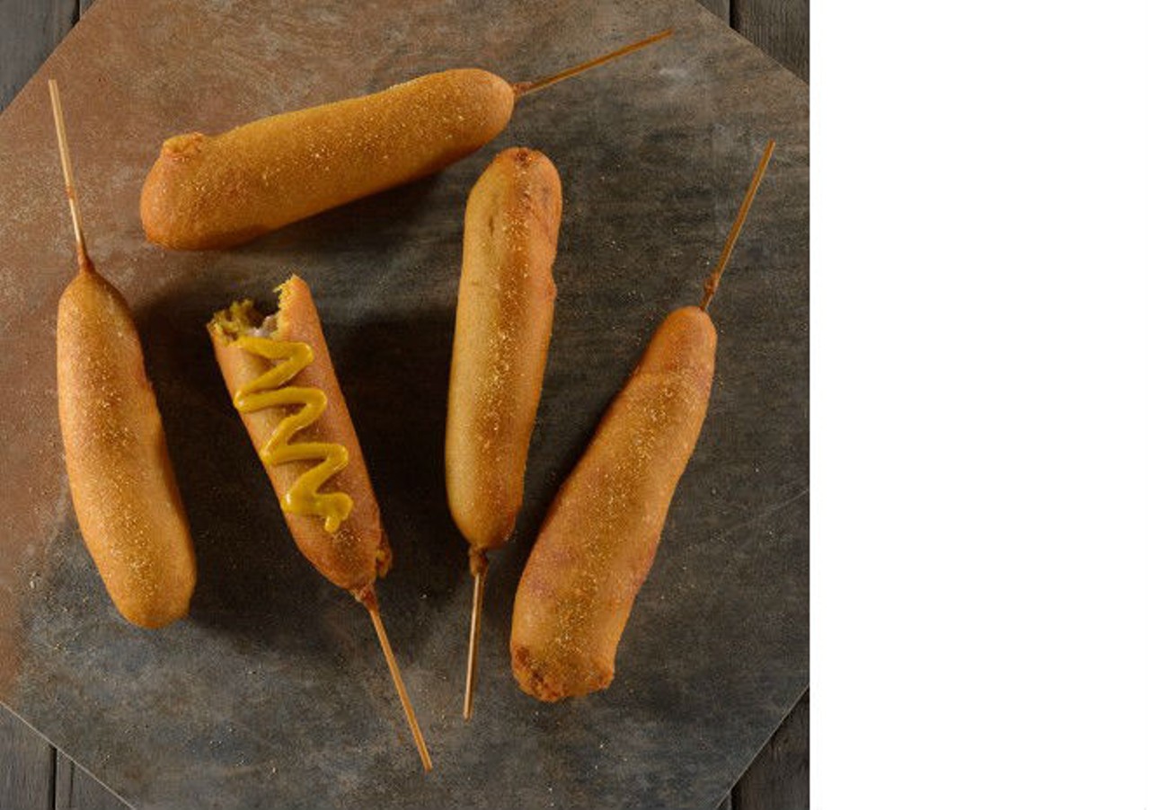 Famous Sausages will serve a corn dog inspired by a South African sausage called a boerewors, dipped in curry-infused corn batter.
