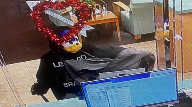A man attempted to rob a DeLand credit union in a Sonic the Hedgehog mask