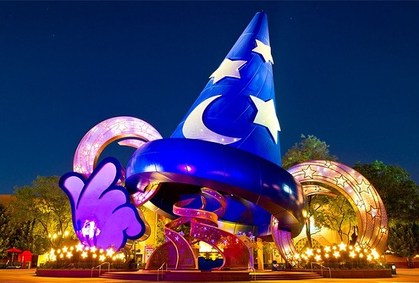 Disney World Shot Glass - Four Parks One World - Sorcerer Mickey Hat