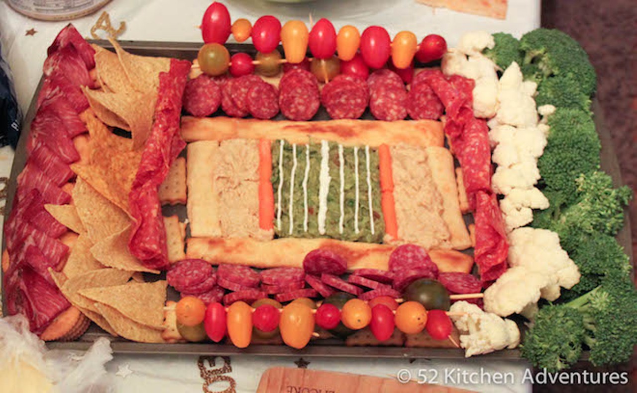 Totally accessible; you could pull this together fast on game day.via