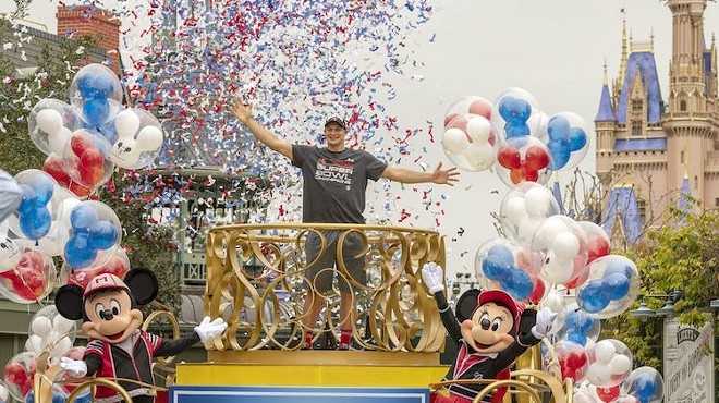 Tampa Bay Bucs' Gronkowski makes good on 'going to Disney World' promise day after Super Bowl win