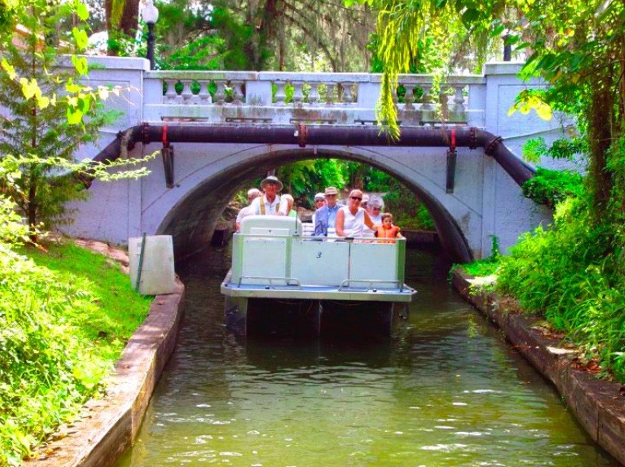 Take a Winter Park Scenic Boat Tour
It may not sound like the most thrilling activity to do around town, but these tours draw out crowds for a reason. Tourists and locals alike stand to learn something from these slow-traveling vessels and their brave, actually entertaining, guides. You'll get to see all the flora and fauna in the area, plus you'll get a front row seat to see the biggest, fanciest homes Winter Park has to offer. Learn a little, snoop a little — it's the perfect leisurely activity.