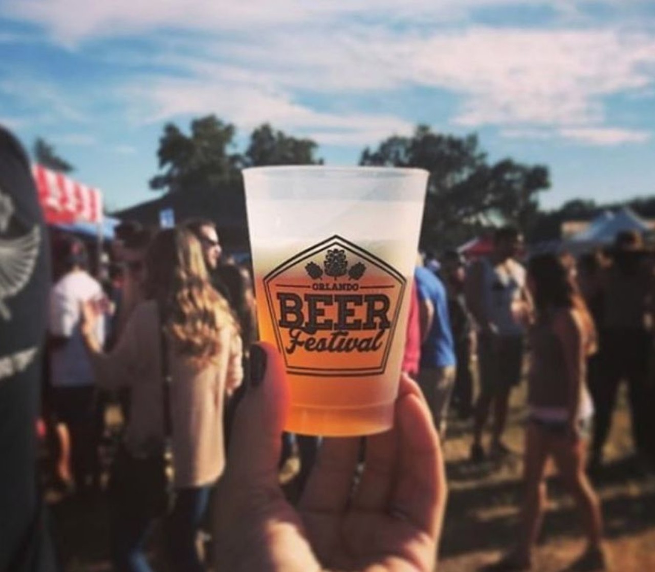 Saturday, Nov. 11 
Orlando Beer Festival
More than 200 craft beers from local and regional breweries. A portion of proceeds benefit the Coalition for the Homeless of Central Florida.
1-5 pm; Festival Park, 2911 E. Robinson St.; $40-$75; 407-381-5310 orlandoweeklytickets.com
Photo via orlandoweekly/Instagram