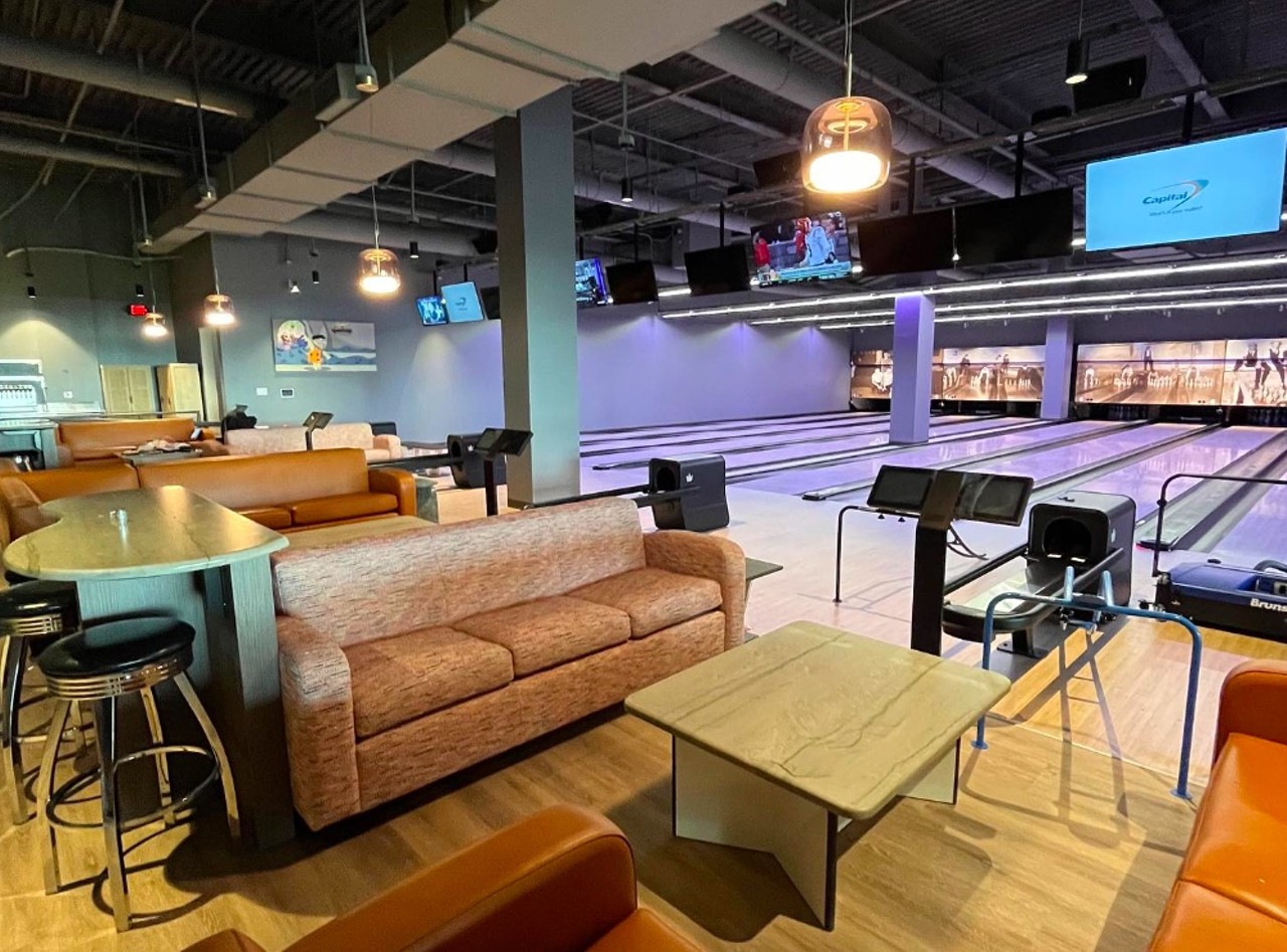 Pinstripes
11643 Daryl Carter Parkway, Orlando
The 40,000-square-foot venue housing a bistro, bowling lanes and bocce courts is now open in Orlando. The bill of fare promises wood-fired pizzas, seasonal gelato and a host of Italian American dishes.