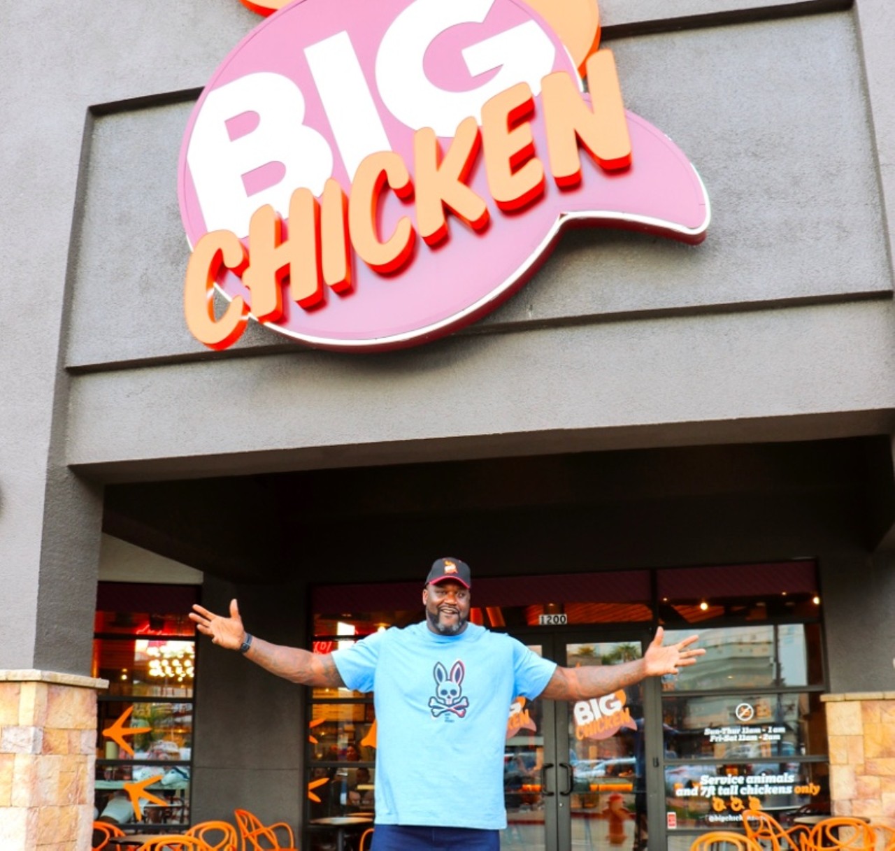 Big Chicken
250 E. Michigan St.
The slam dunk of chicken into fryers, Shaq-style, is looming ever closer for Orlando. The casual chicken spot's menu is a combination of Shaq's home-cooked childhood favorites and the hottest trending flavors, chock-full of chicken sandwiches, tendies and more.