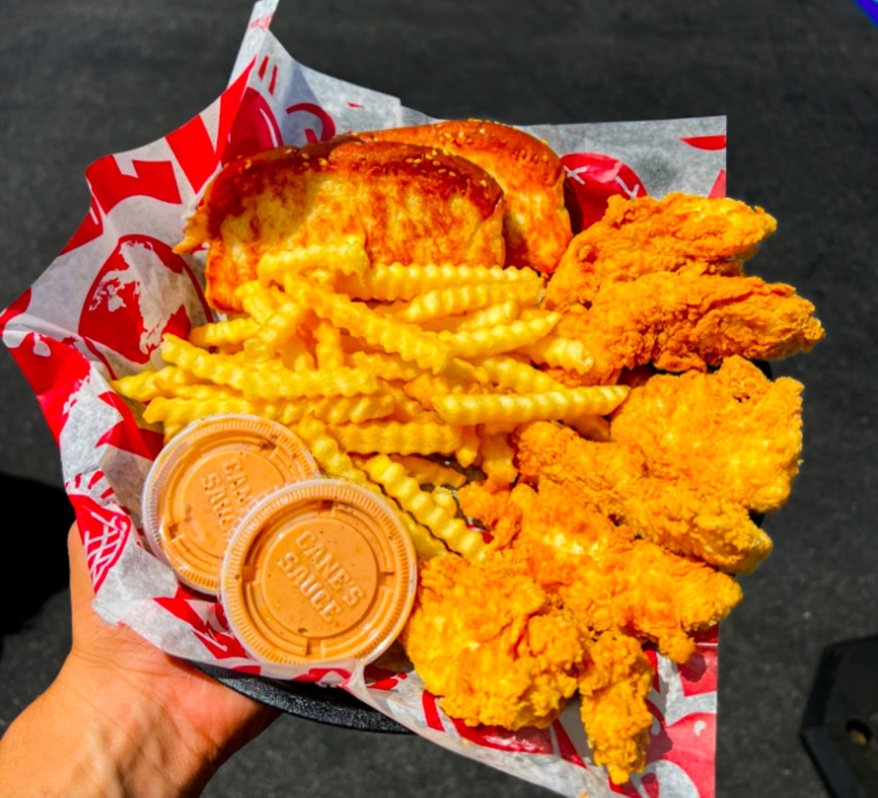 Raising Cane’s
7105 Palm Parkway
The Louisiana-style chicken finger purveyor earlier this fall announced it will soon open its first three Central Florida locations. Raising Cane’s opened its first Orlando location Nov. 7 not far from Walt Disney World. Two more chicken spots are on their way, the company says.