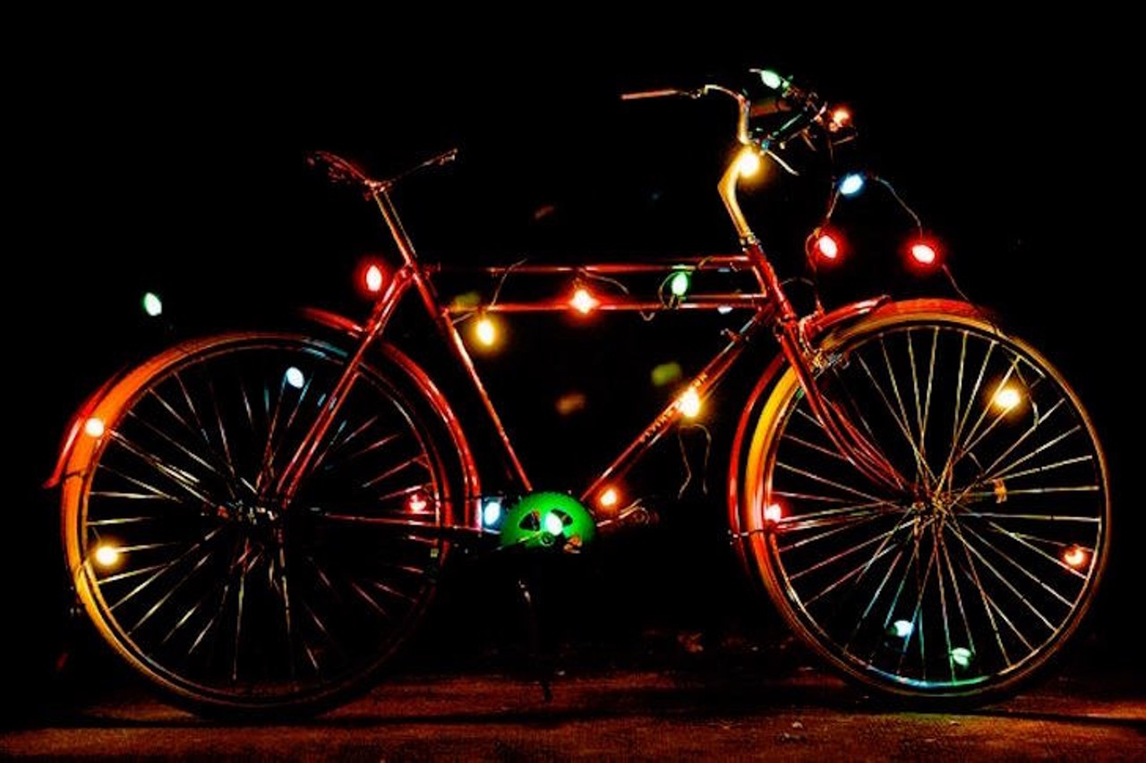 Retro City Christmas Lights Ride
1806 N. Orange Ave. 
Saturday, December 16; 7:00 p.m. - 8:00 p.m.
Ride in style with fellow bikers at Retro City Cycle&#146;s annual Christmas Light Ride. This colorful event brings out tons of festive bicyclists of all skill levels for a ride through Ivanhoe Village and College Park &#151; and for a good cause, too.
Photo via Retro City Cycles/Facebook
