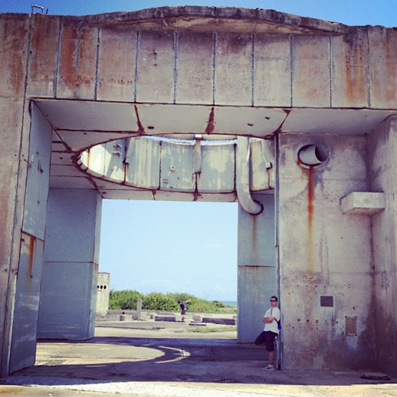 Apollo 1 Launch Complex 34
Cape Canaveral
In 1967 the Apollo 1 craft caught fire, killing all three men aboard. Since then, the three astronauts have been rumored to haunt the launch site. Visitors to the site have reported hearing loud screams from the launch pad, and feeling an overwhelming sense of fear and sadness. 
Photo via brrydeepolefit/Instagram