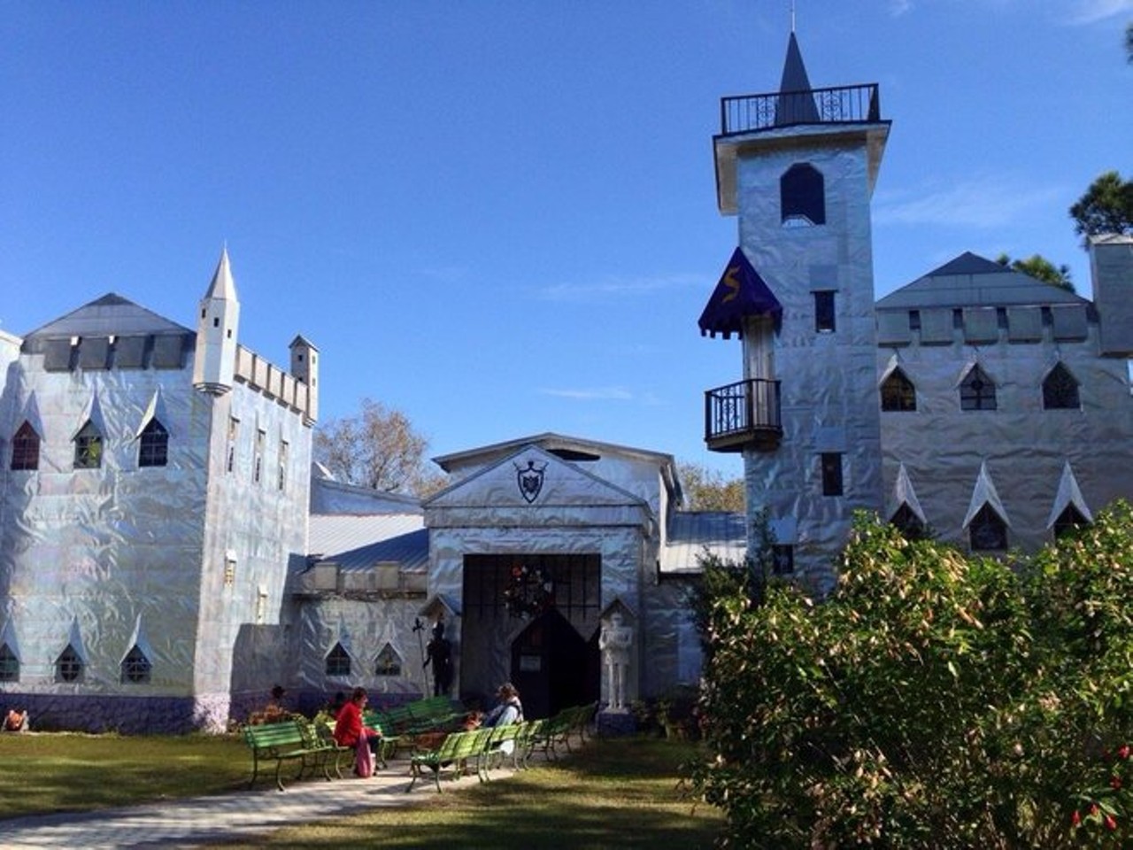 Solomon&#146;s Castle, Ona
4533 Solomon Rd, Ona
Designed and built by Howard Solomon, the castle-style home, which is constantly being added to, covers 12,000 square feet and stands (at the moment) three stories high. It's also an eccentric art gallery. 
Photo via Yelp