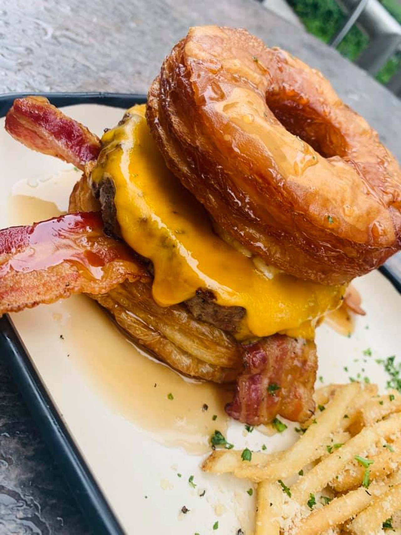 The Stubborn Mule 
407-730-3400, 100 S. Eola Drive Suite 103
The Stubborn Mule offers a playful menu filled with new American dishes and cocktails. Stop by for brunch to try one of their breakfast handheld creations. 
Photo via The Stubborn Mule/Facebook