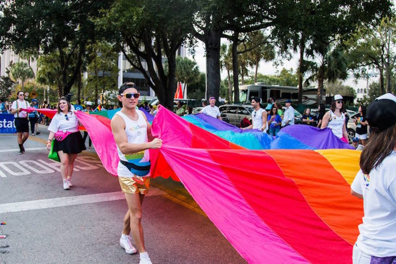 Saturday, Oct. 14 
Come Out With Pride Festival 
The countdown to Pride Weekend ramps up with energetic performances in a dazzling social setting. 
6:30 p.m.; The Veranda at Thornton Park, 111 N. Summerlin Ave.; contact for price; 407-872-8454;  comeoutwithpride.com
Photo via Orlando Pride/Facebook