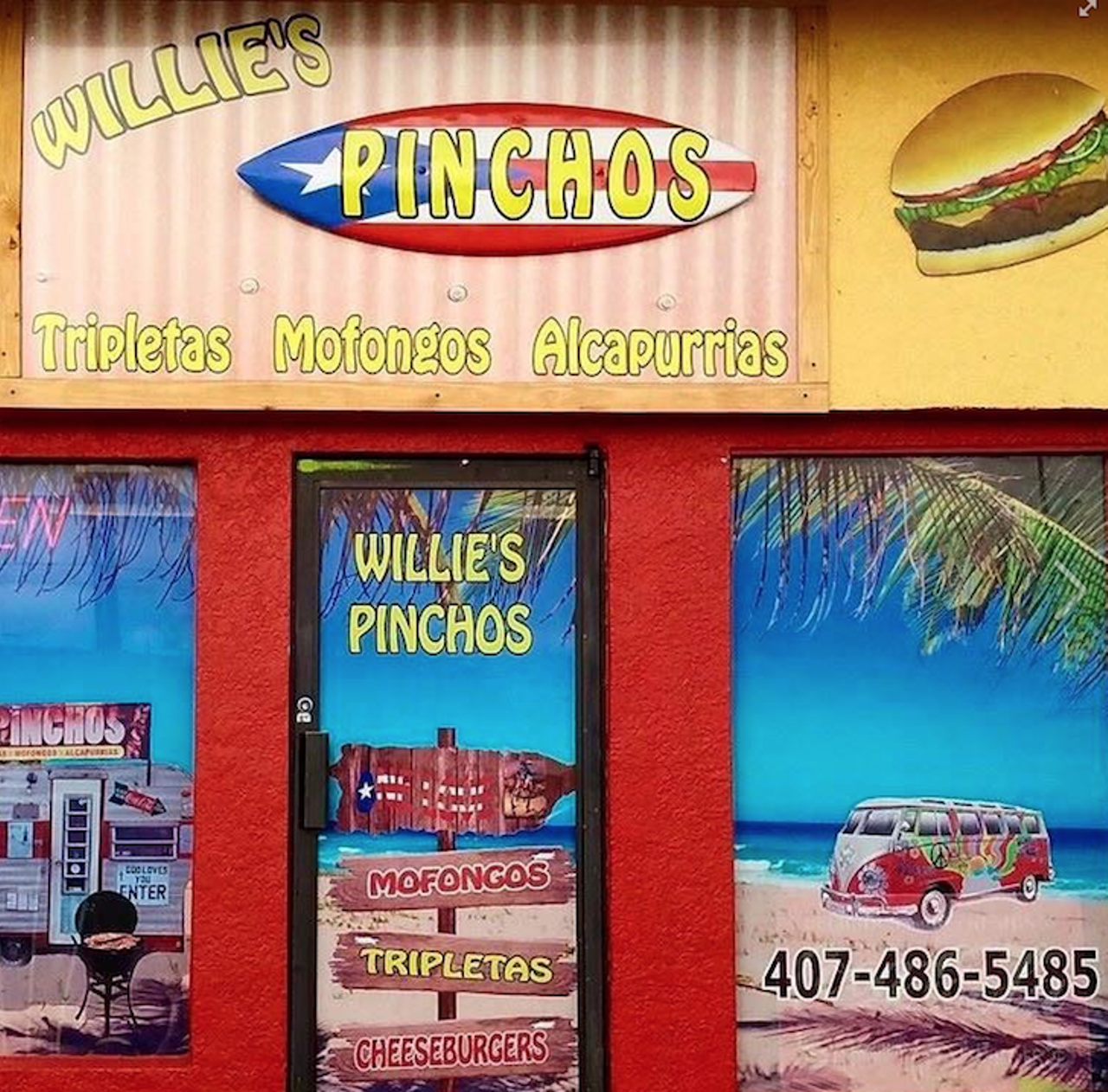  Willie&#146;s Pincho&#146;s Restaurant
1718 N Goldenrod Rd, Orlando, (407)-601-3373
Location can make this Puerto Rican delicacy easy to overlook, but don&#146;t. Burgers, meats and good eats with some Latin flavor sets this lunch and dinner spot apart from the everyday deli sandwich or soup. 
Photo via Willie's Pincho's/Facebook