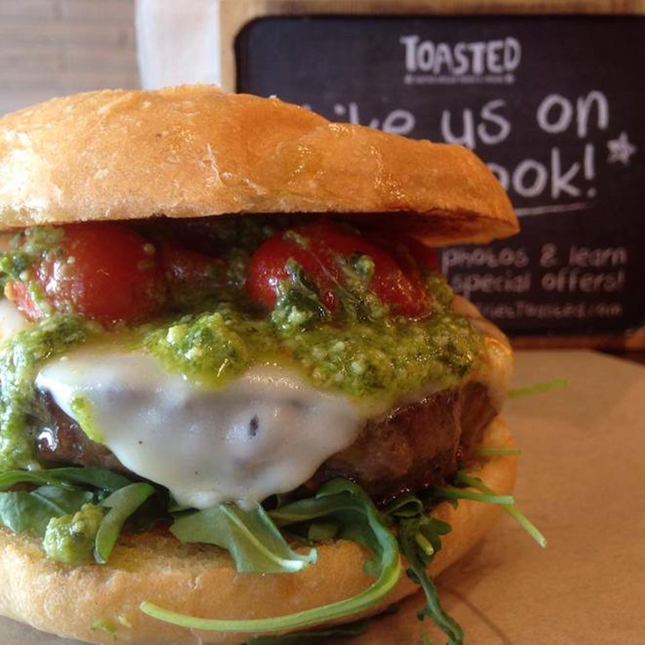 The Holy BasilToasted, 1945 Aloma Ave.Good for more than just grilled cheese, Toasted offers an awesome selection of burgers, like the Holy Basil, which features pesto and a tomato chutney.Photo via Toasted