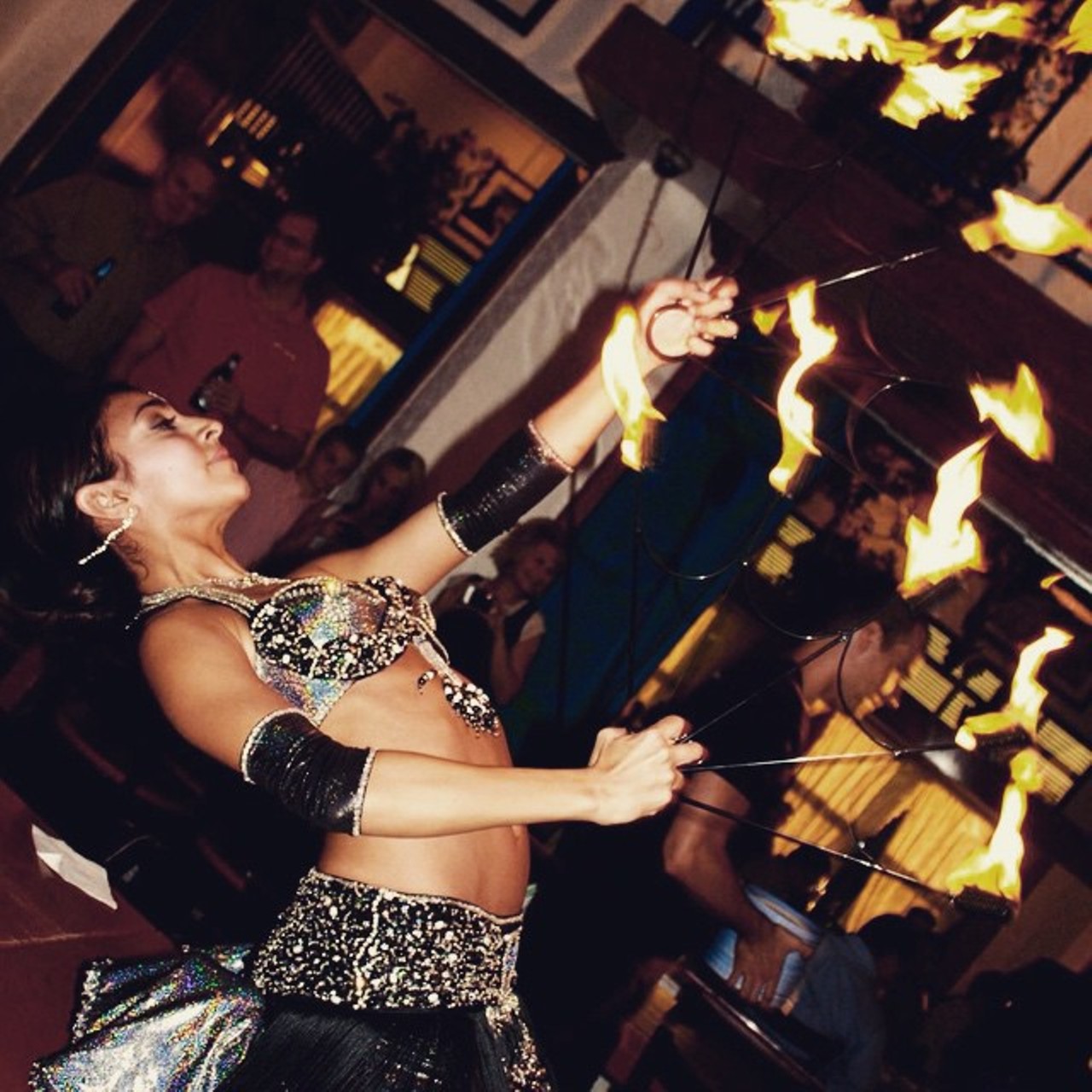 Taverna Opa
9101 International Drive | 407-351-8660
Patrons jump up on the tables for a belly dance fest while waiters bring the heat with flaming Greek cheese. But Taverna Opa doesn&#146;t offer up the most authentic Greek experience in Orlando with just their dancing &#150; the hummus is off the chain here.
Photo via tavernaopaorl/Instagram