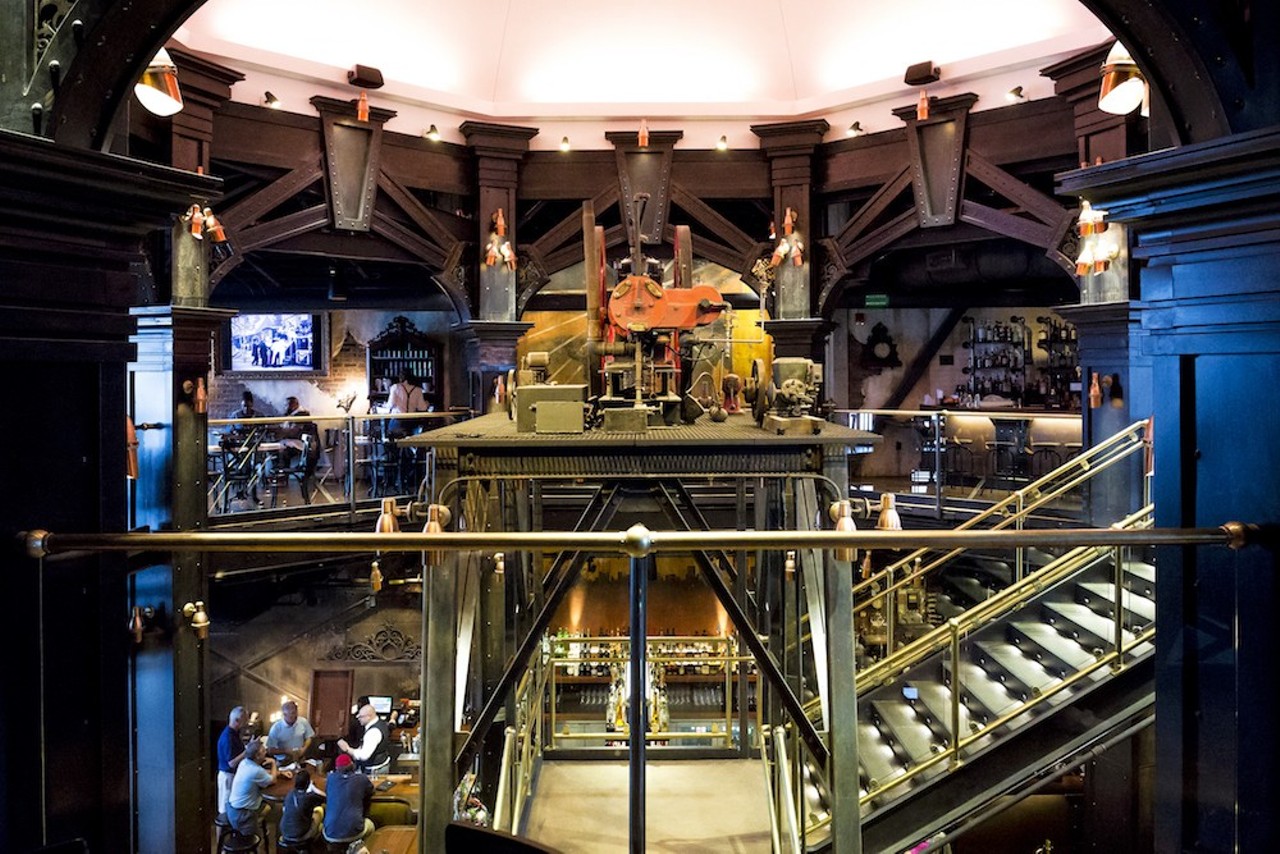 The Edison
Disney Springs | 407-560-9288 
After a long wait, the Edison finally opened in January 2018 and Disneyphiles have been relishing the post-industrial, steampunk-themed surroundings of the Disney Springs eatery. And also that 28-day dry-aged prime rib. (Don&#146;t-miss dish: the millionaire&#146;s bacon, served on a clothesline.)
Photo by Rob Bartlett