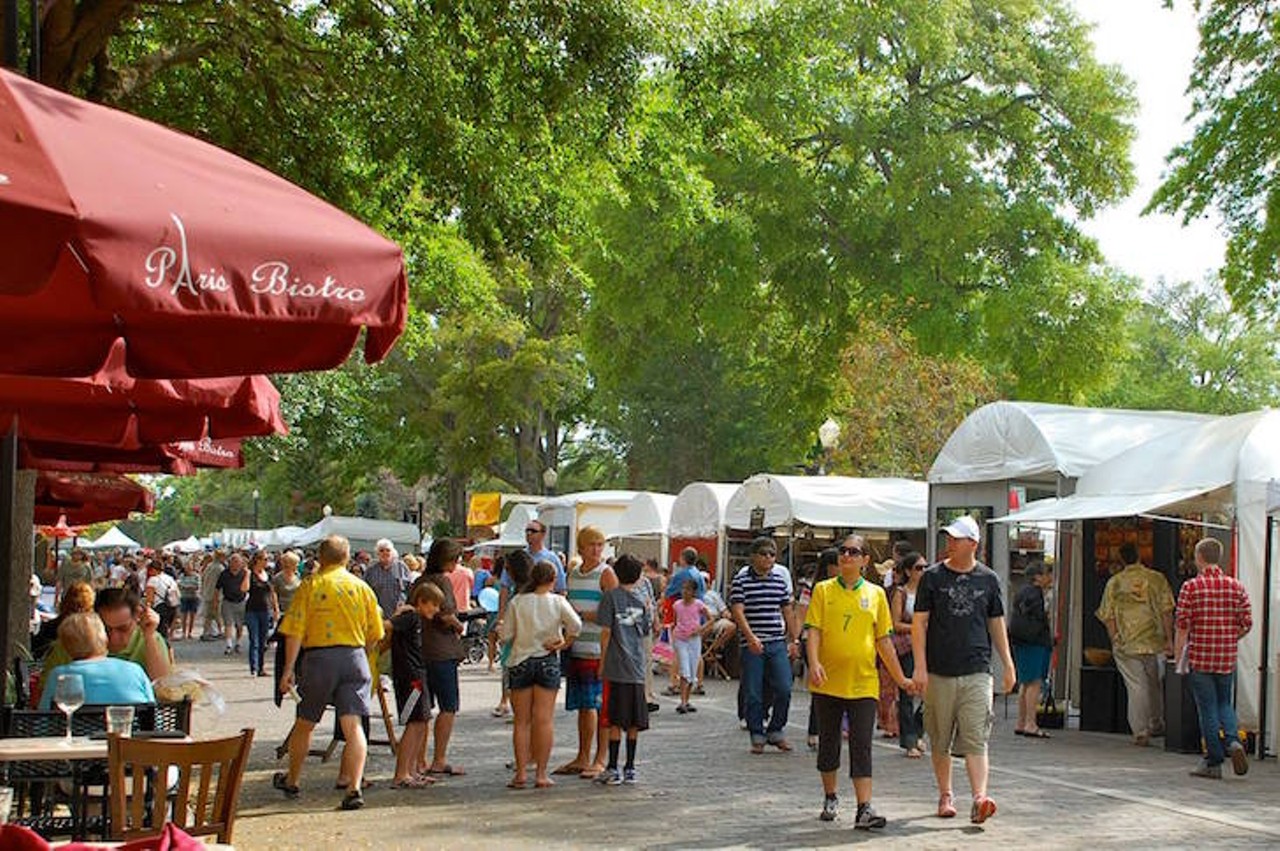 March 15-17Winter Park Sidewalk Art 
Festival Art festival featuring fine arts 
and crafts in an array of mediums from 
artists across the country. 9 am-6 pm; Central Park, Winter Park, North Park Avenue and West Morse Boulevard, Winter Park; free; wpsaf.org
Photo via Winter Park Sidewalk Art Festival