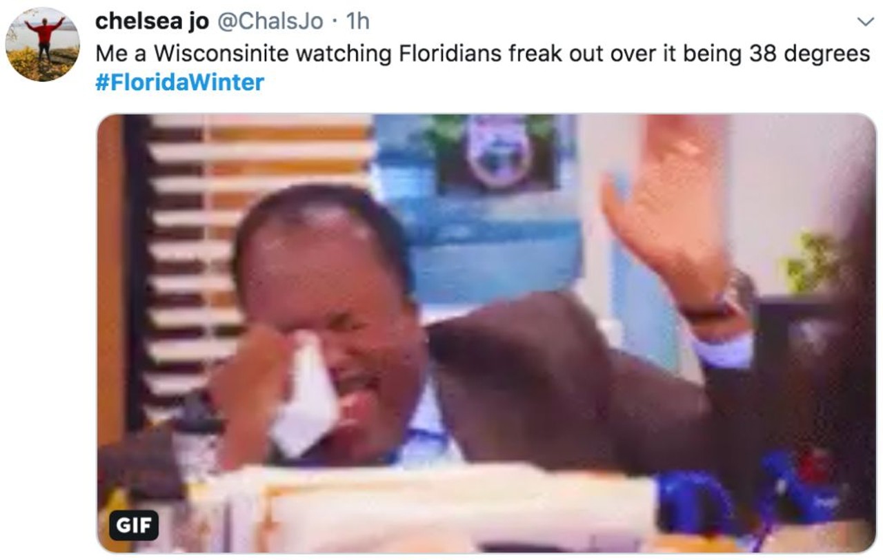 The best Twitter reactions to Orlando's freezing cold #FloridaWinter
