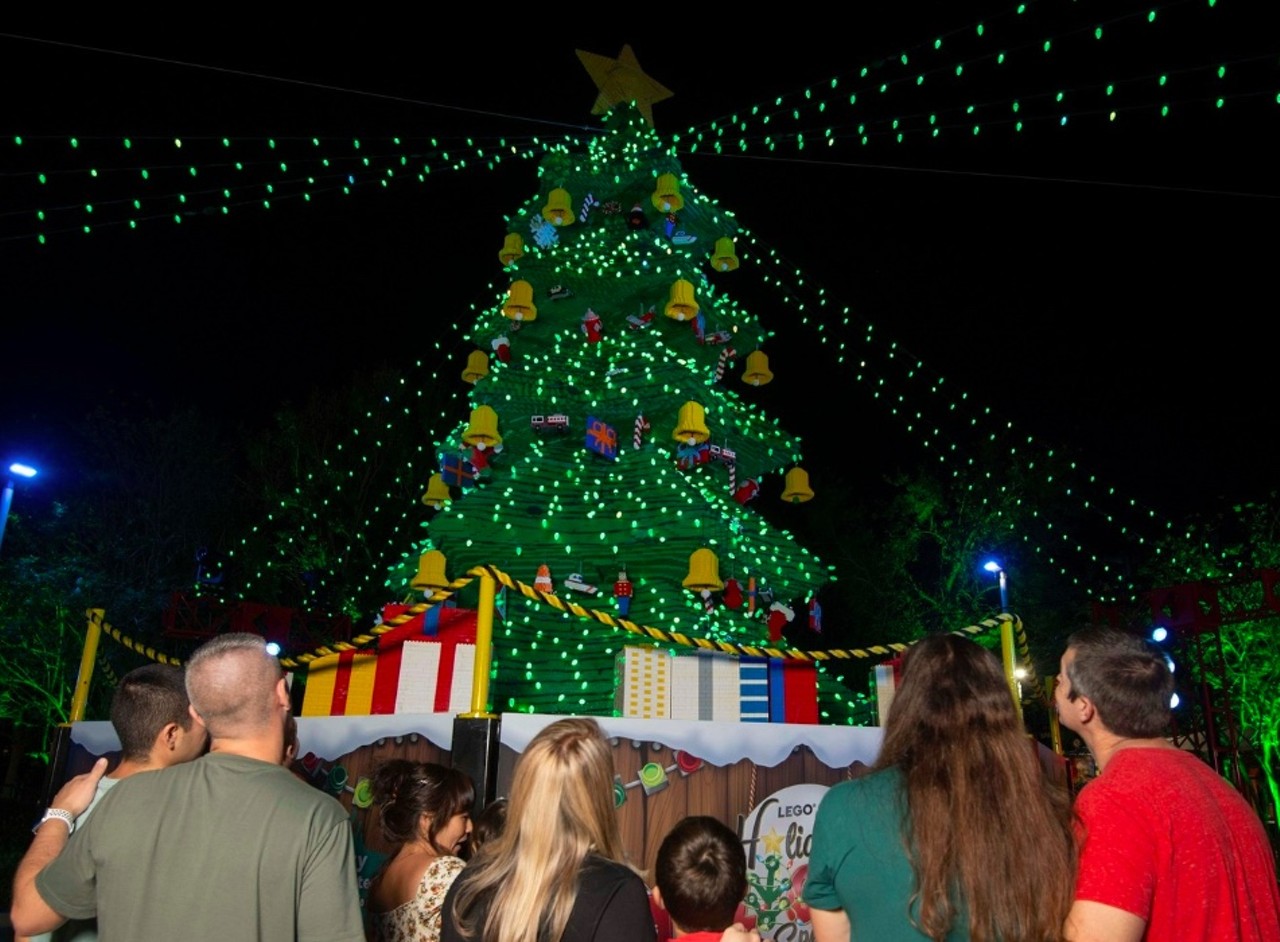 Legoland Christmas Lights 
1 Legoland Way, Winter Haven
Legoland’s holiday season includes rocking around the LEGO Christmas tree, taking “elfies” with favorite LEGO characters, and lots and lots of lights. The park will also offer seasonal shows and character events this season.