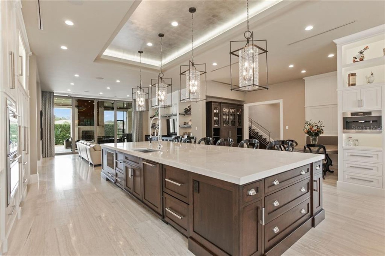 The most expensive home on the market in Orlando comes with a two-story, all-glass wine room