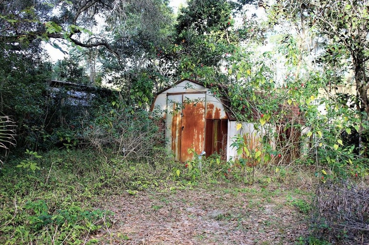 The rural dome home in Clermont is a fixer-upper on a large piece of land