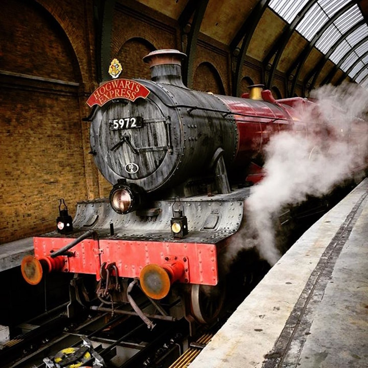 13. While riding the Hogwarts Express
No one can see you two go for it if you get a cabin all to yourselves. You're a wizard now, Harry. 
Photo via _meglep/Instagram