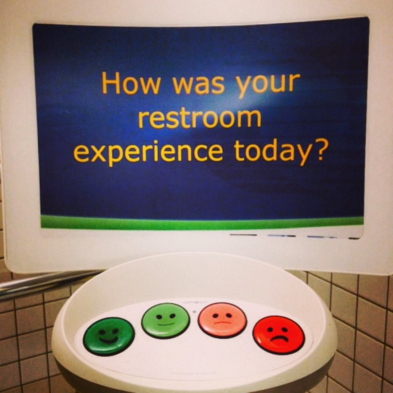 Did you rate your bathroom experience? Sweet, that's 20 points. 
Photo via jaynatz11