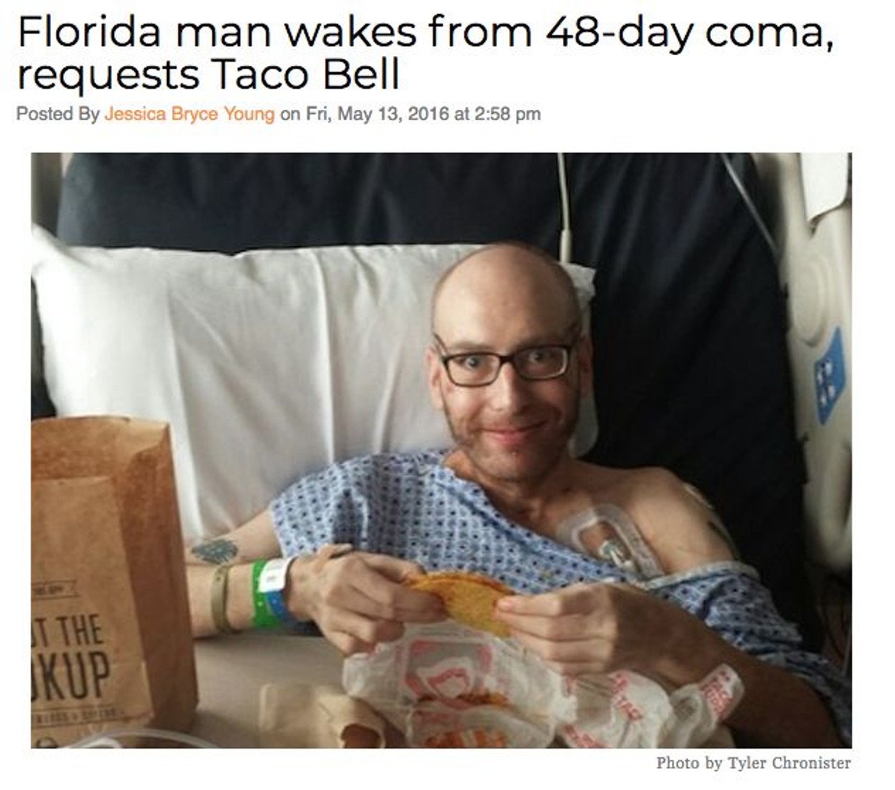 The viral 'Florida Man Birthday Challenge' is just called Thursday here