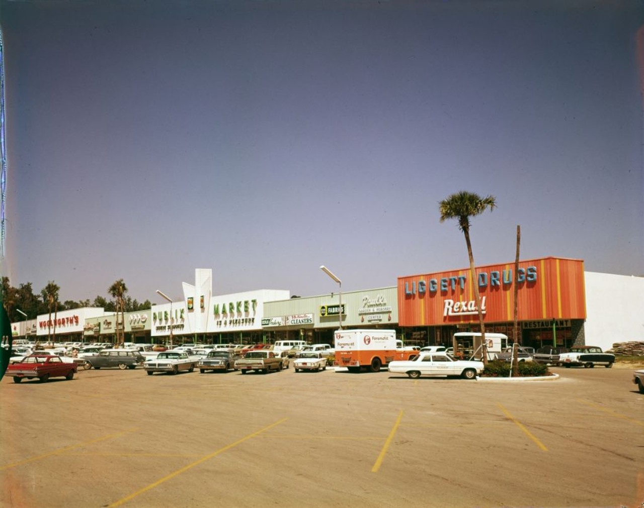 Publix shopping plaza in Ocala, 1965.
